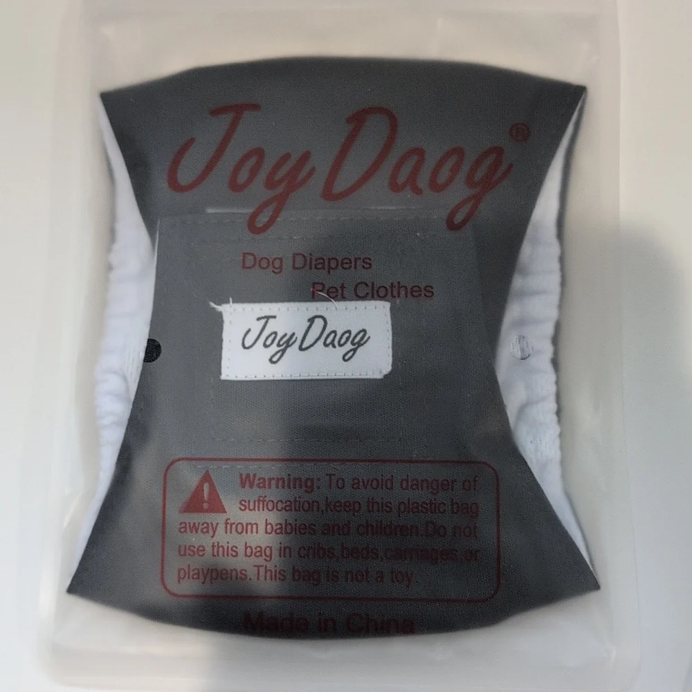 NWT 5 Pack Joy Daog Male Washable Reusable Diapers Size XS